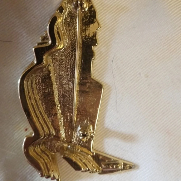 Vintage  Abstract Deco brooch‎ - Picture 4 of 8